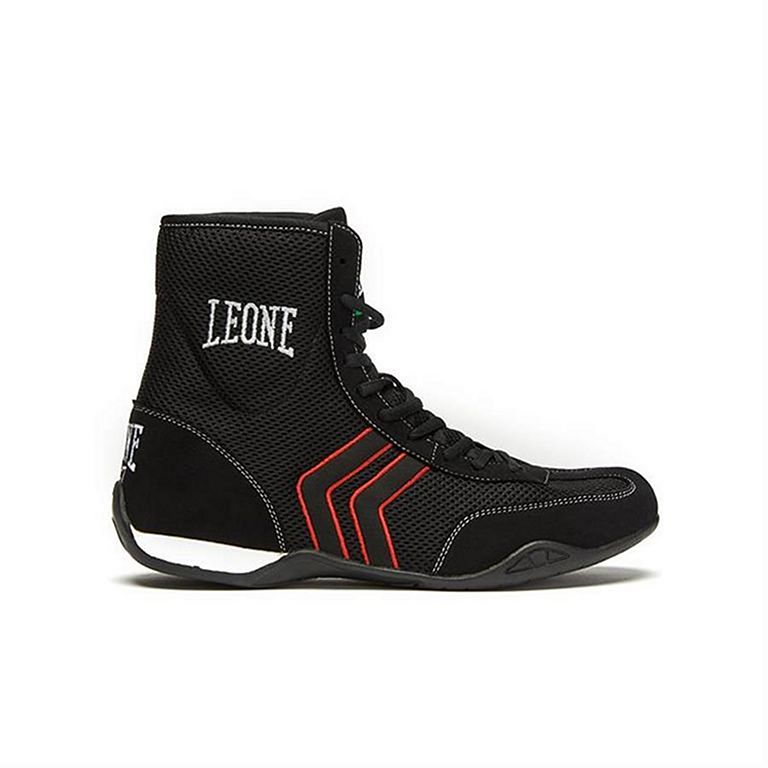 Botas de boxeo Leone negras