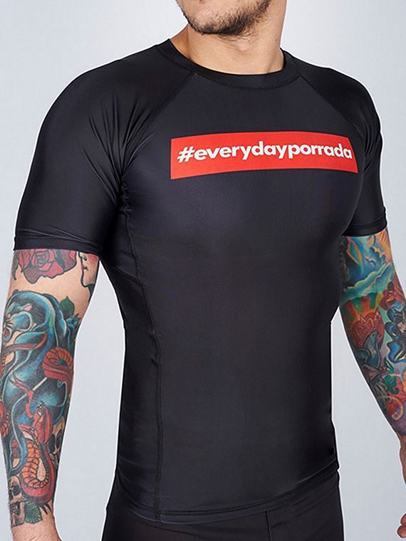 Manto Everyday Porrada Rash Guard V2 Short Sleeve BJJ No-Gi Jiu Jitsu Grappling Manto Everyday Porrada Rash Guard V2 Short Sleeve BJJ No-Gi Jiu Jitsu Grappling