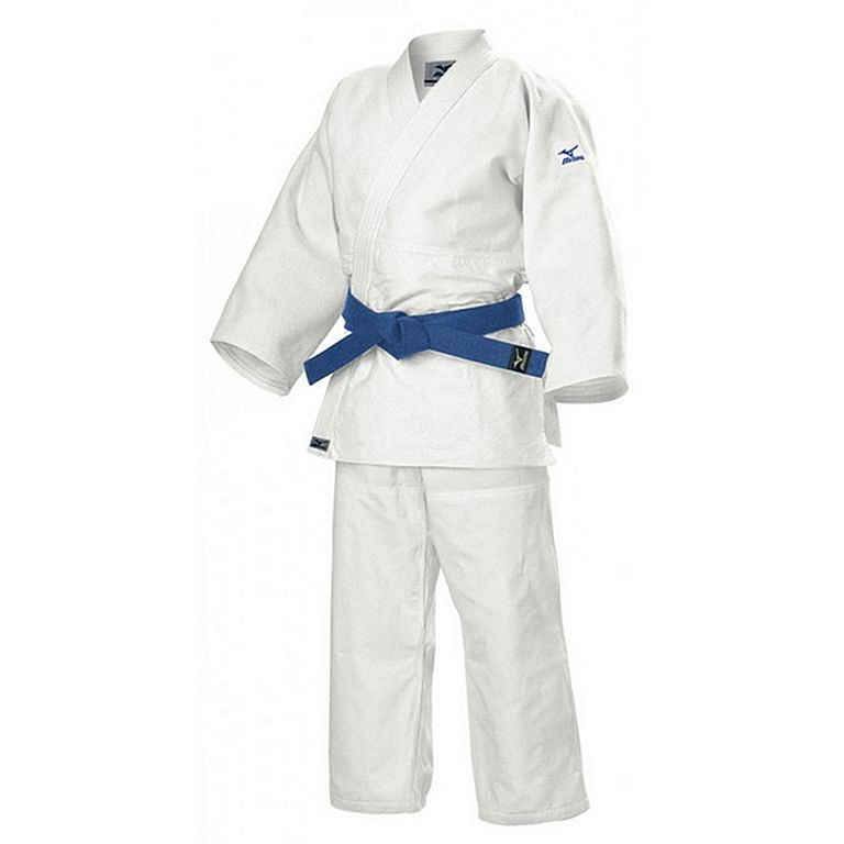 basura Día del Niño A rayas Mizuno Keiko 2.0 Judogi 650g Blanco