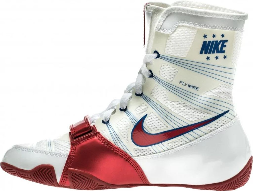 Voluntario Giro de vuelta cirujano Nike Botas Boxeo HyperKO LE Blanco-Rojo