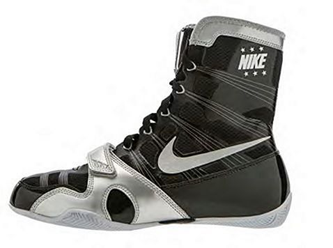 infinito Higgins compañera de clases Nike HyperKO Boxing Shoes Black-Silver