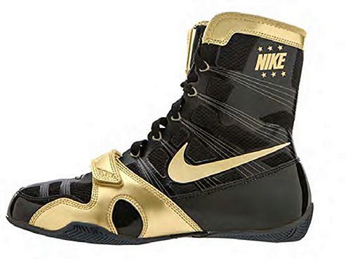 Nike Botas Boxeo Negro-Oro