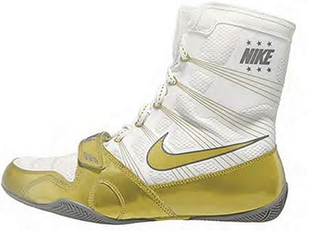 Explícito Farmacología tubo Nike Botas Boxeo HyperKO LE Blanco-Oro