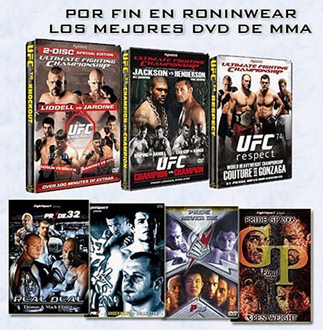 DVD de Pride y UFC disponibles