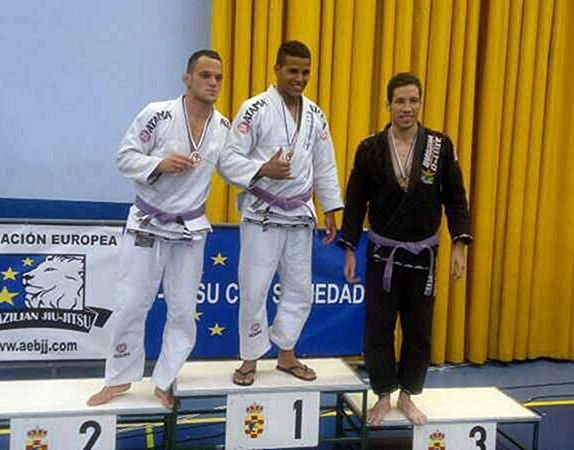 Yusef Kaddur campeon de la 2 Copa Eurofighter de BJJ. 