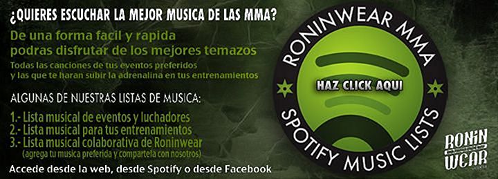 Ahora puedes escuchar la autentica musica de las MMA en nuestro canal de Spotify