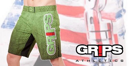 Nuovi Fight Shorts Bermuda della Grips Athletics già disponibili in Roninwear