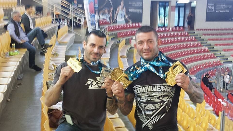 Tito Beltrán e Toni Boluda no Open Internacional de Roma IBJJF