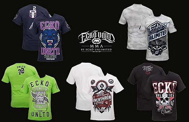 Novas T-shirts Ecko MMA