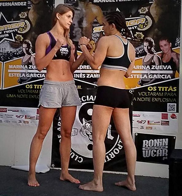 Marina Zueva no Summer Fight Night 2015 em São Brás de Alportel ( Portugal )