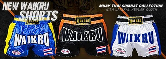 MEGA PROMOÇÃO!!! Calções de Muay Thai Wai Kru