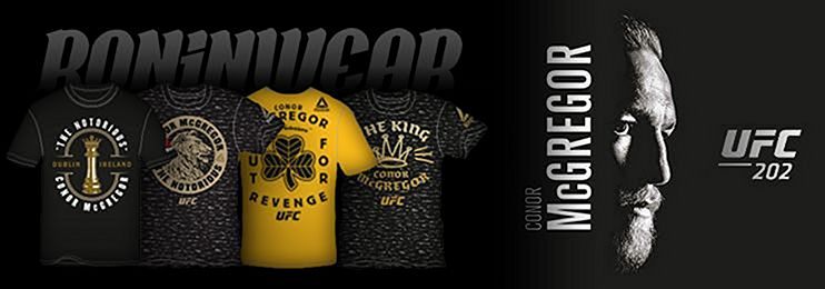 UFC 202 Reebok pólók, limitált kiadás!