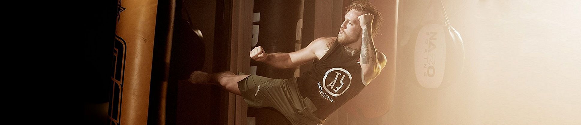 entrenamiento Conor Mcgregor en casa