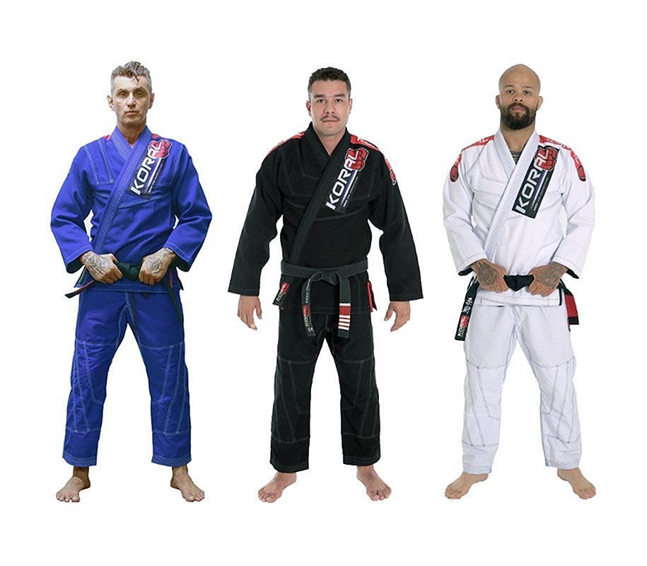 Kimono BJJ Koral MKM 2018 White Blue and Black