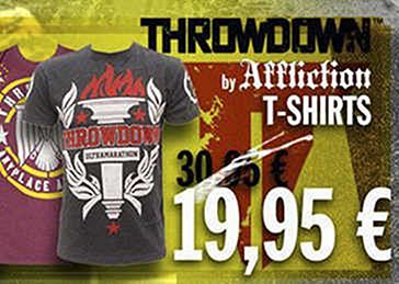 Oferta em t-shirts Throwdown