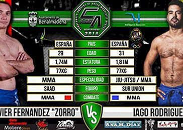 Iago lutará no Campeonato de Andaluzia de MMA Amador