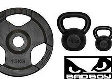 Material de entrenamiento funcional de la marca Bad Boy también en Roninwear