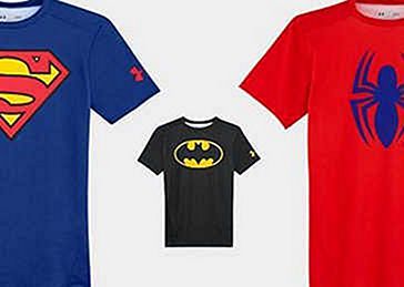  Converte-te num super lutador com rashguards de Super-Heroi da Under Armour