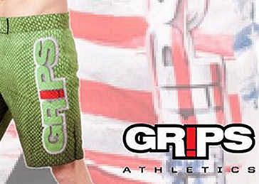 Nouveaux fight shorts Grips Athletics maintenant disponibles à Roninwear