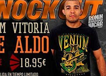 PROMOÇÃO Knockout Junho 2014 - T-shirt Venum José Aldo Vitoria por apenas €18,95