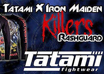 Novos rashguards Tatami Iron Maiden