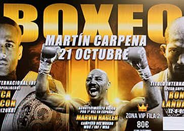 Boxe em Martín Carpena: Luca Giacon vs Petros Ananyan