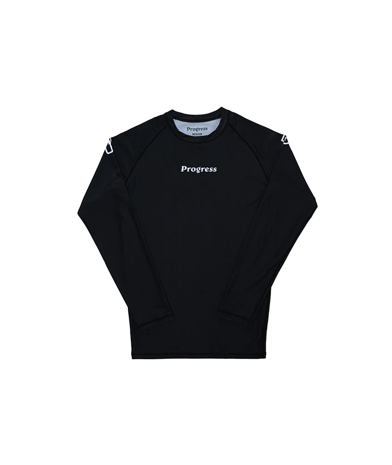 Kingz OE L/S BJJ Rash Guard Noir-Blanc