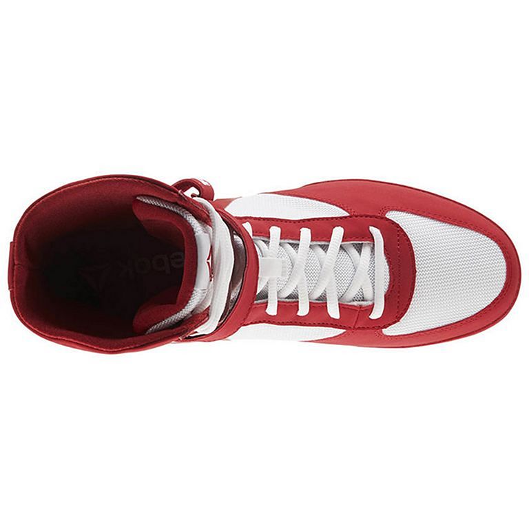 reebok boxing boots red