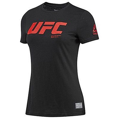 Reebok Camiseta UFC Ultimate Fan Logo Women Preto