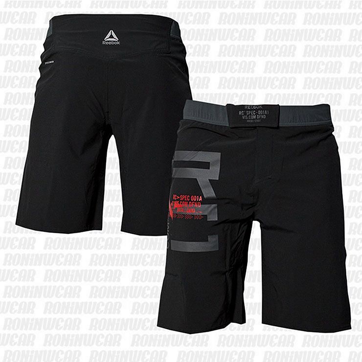 Iniciativa partícipe Zoológico de noche Reebok Combat MMA Fight Shorts Negro