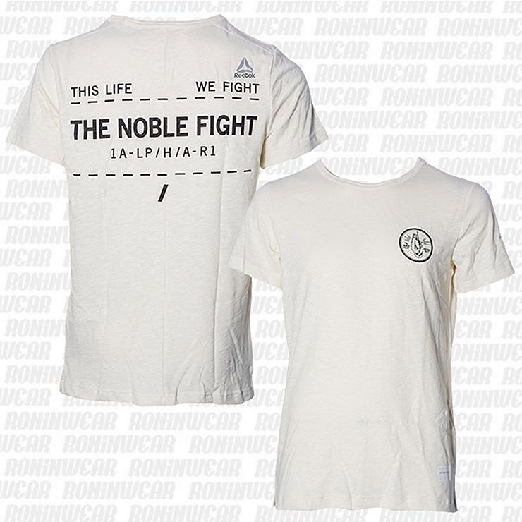 llegar Adulto Múltiple Reebok Noble Fight Gym Tee T-shirt