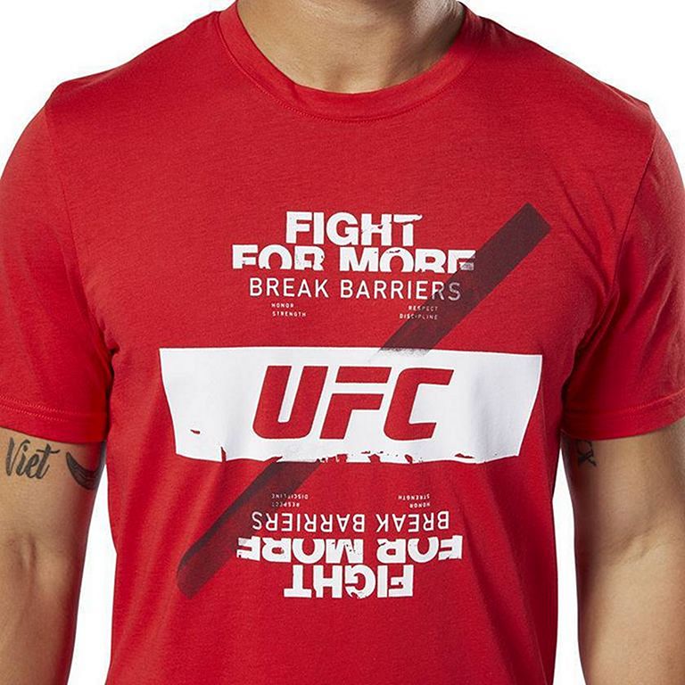 ufc red t shirt