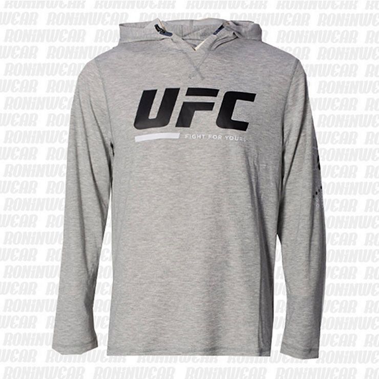 sudadera reebok ufc mujer beige