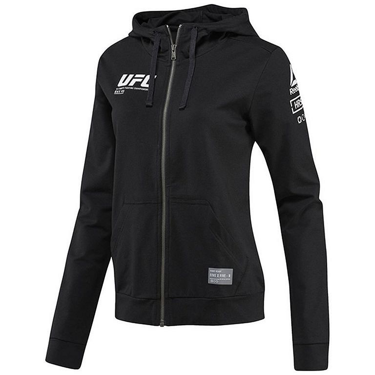 Reebok UFC Ultimate Fan Full Zip Women Preto