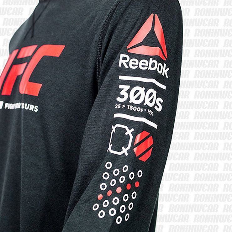 chaqueta reebok ufc negro