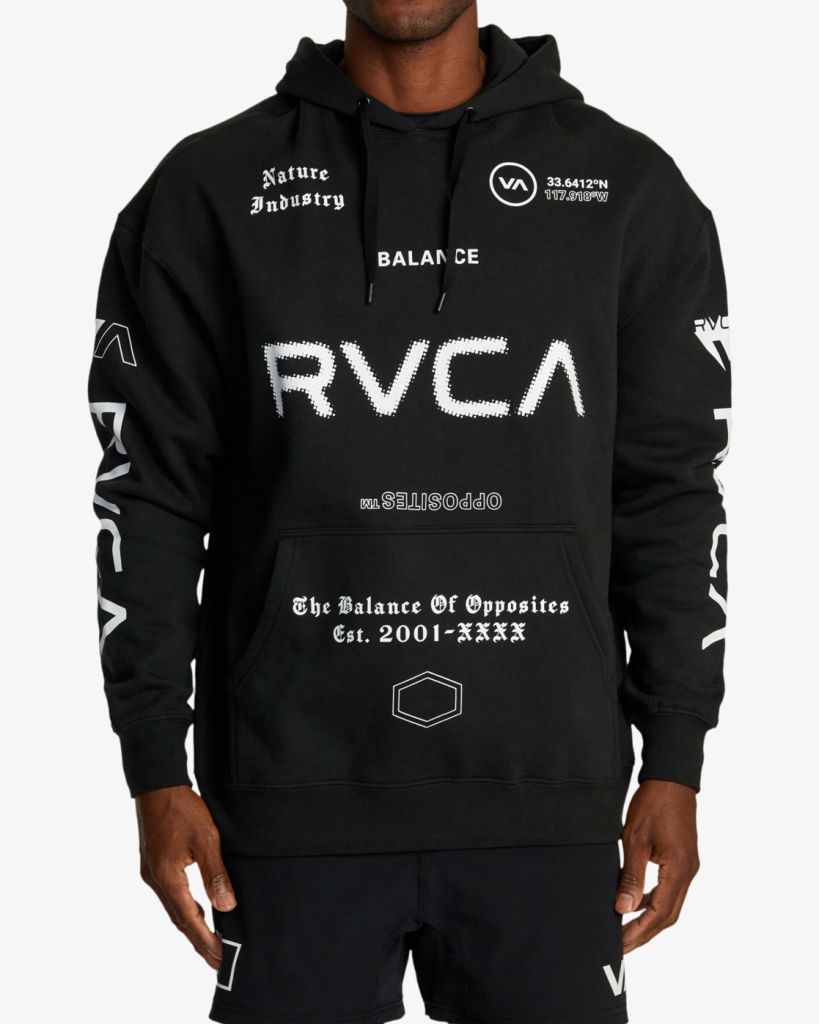 Rvca black hoodie outlet