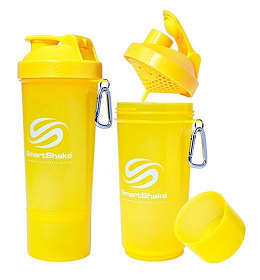 SmartShake Slim 17oz. Neon Pink