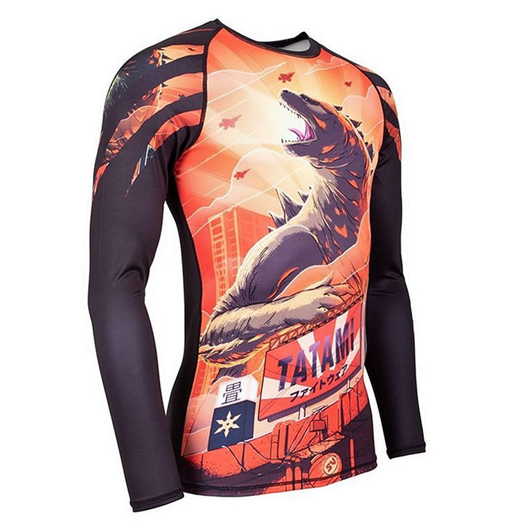 Tatami King Kong MMA BJJ Jiu Jitsu LongSleeve Long Sleeve SS Rashguard Rash 