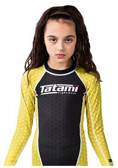 Fuji Kids Youth Childrens Sub Only MMA BJJ Jiu Jitsu LongSleeve Rashguard 