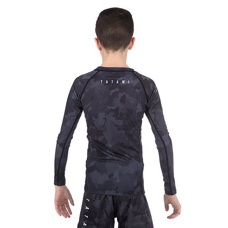 Tatami Stealth Camo Grappling MMA BJJ Jiu Jitsu Long Sleeve LS Rashguard 