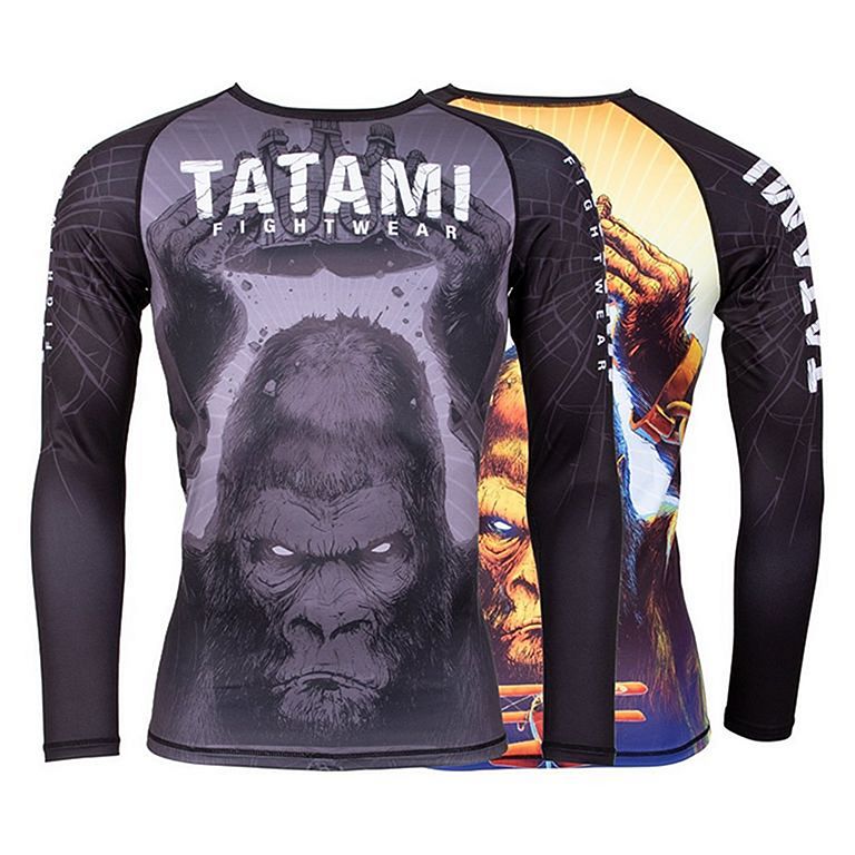 SMMASH Rashguard Tiger Armour Manches Longues MMA BJJ UFC K1