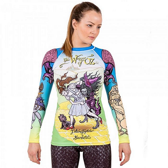 Tatami Kids Meerkatsu Alice in Jiu-Jitsu Land Long Sleeve BJJ Rashguard