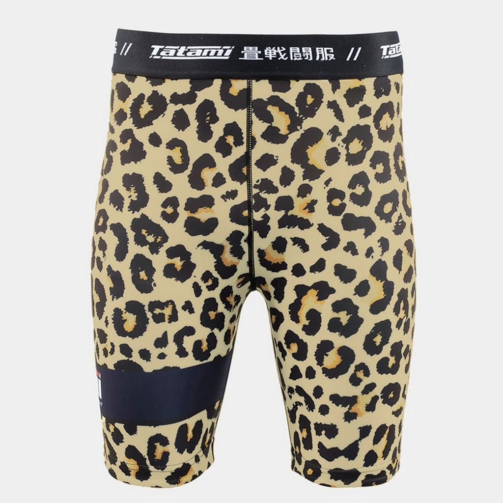 satélite Indomable nacionalismo Tatami Recharge VT Shorts Leopard Negro