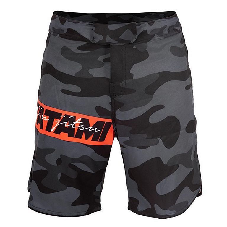 New Tatami Red Bar Camo MMA BJJ Jiu Jitsu Long Sleeve LS Rashguard 