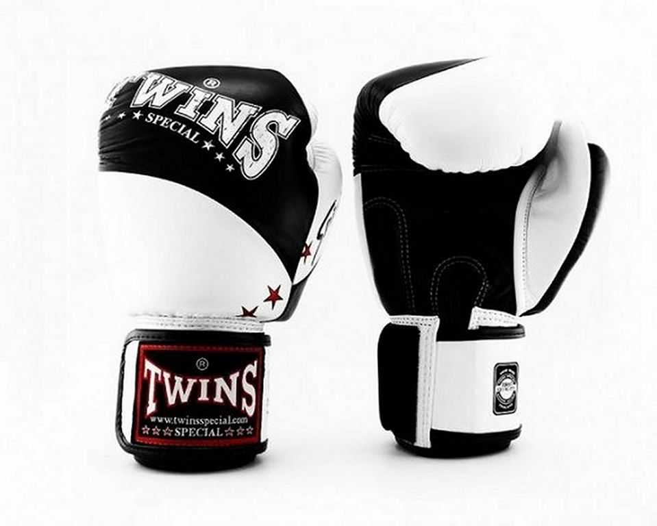 Twins Special BGVL 8 Boxing Gloves Negro-Plata