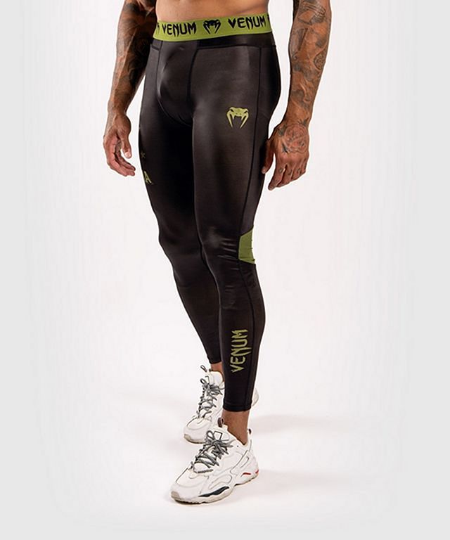 Venum Boxing Lab Compression Tights Black-Green