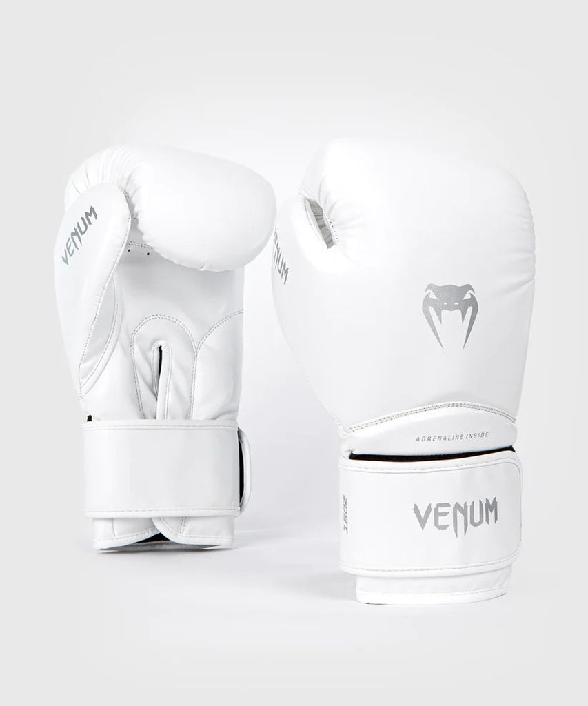 Guantes Boxeo Venum Contender 2.0 - Negro/Gris-Blanco –