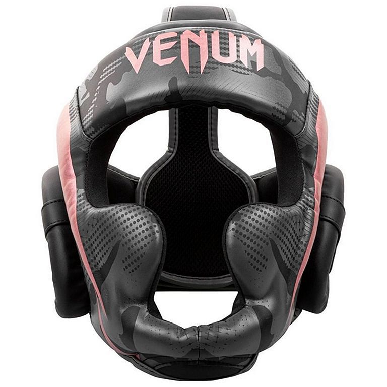 Venum Casco Boxeo Elite Gris-Rosa