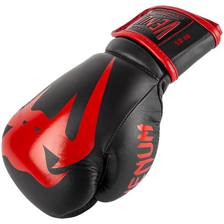 Schwarz-Rot 2.0 Giant Gloves Venum Velcro Pro Boxing