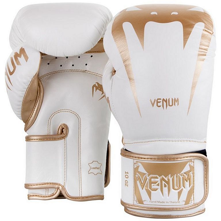 Guantes de boxeo Venum Elite plata / negro > Envío Gratis